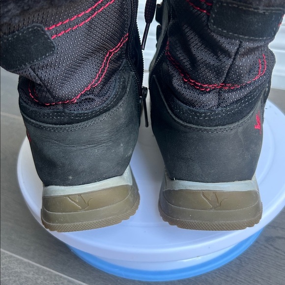 Santana Canada Mio Leather Insulated Waterproof Black Winter Boots Women’s Sz. 8 - Picture 15 of 17